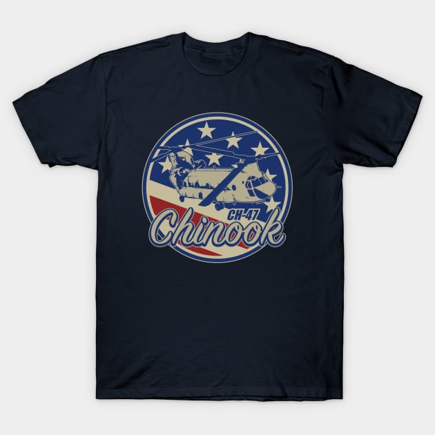 CH-47 Chinook T-Shirt by Firemission45